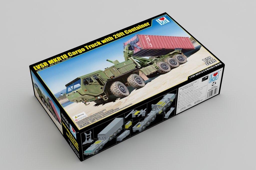 I Love Kit LVSR MKR18 Cargo Truck with 20ft Container