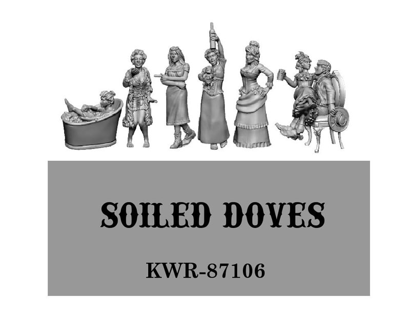 HO Scale Soiled Doves