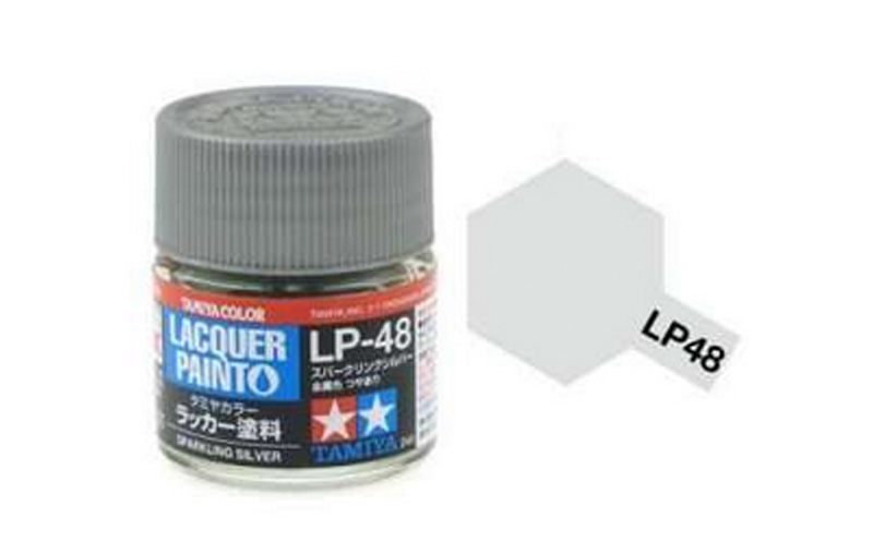 Tamiya - Sparkling Silver Mini Lacquer - 82148