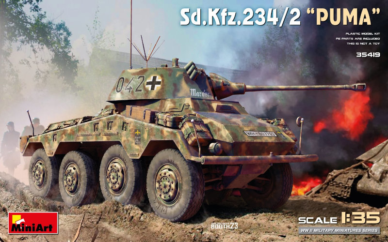 Sd.kfz.234/2 Puma Without Interior