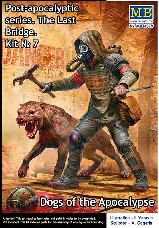 Master Box Post Apocalyptic: The Last Bridge. Kit No. 7. Dogs of the Apocalypse