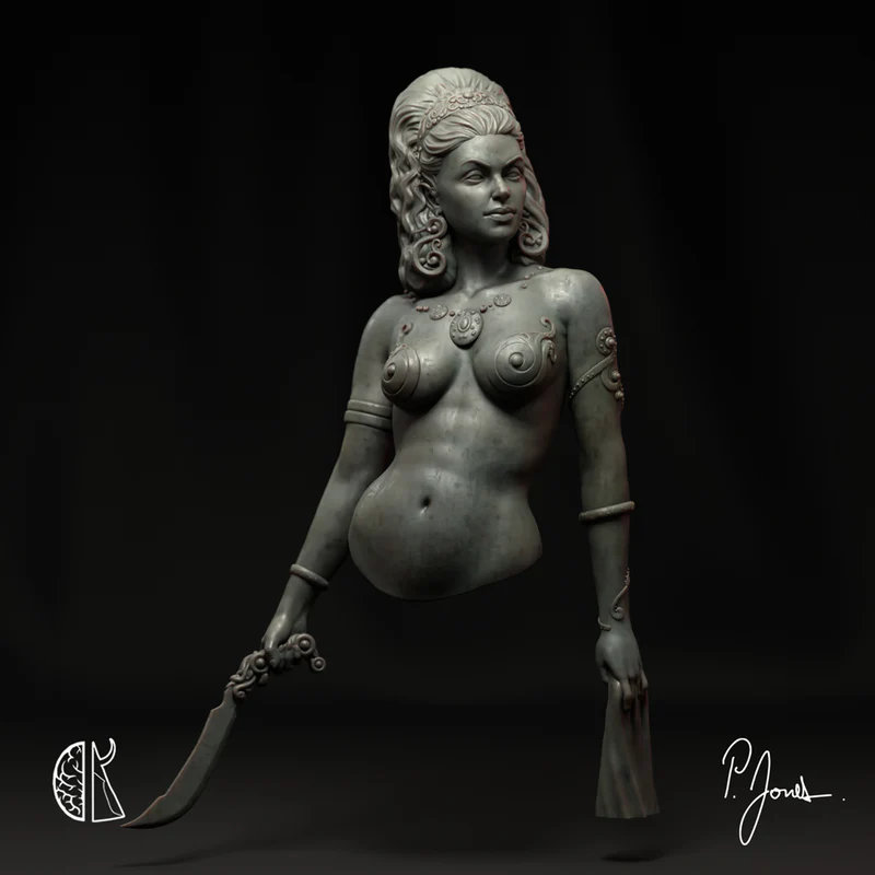 Monument Miniatures - Blood Temple Bust