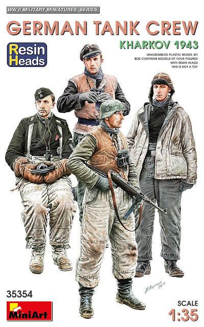 WWII German Tank Crew Kharkov 1943 (Resin Heads) Figure Set