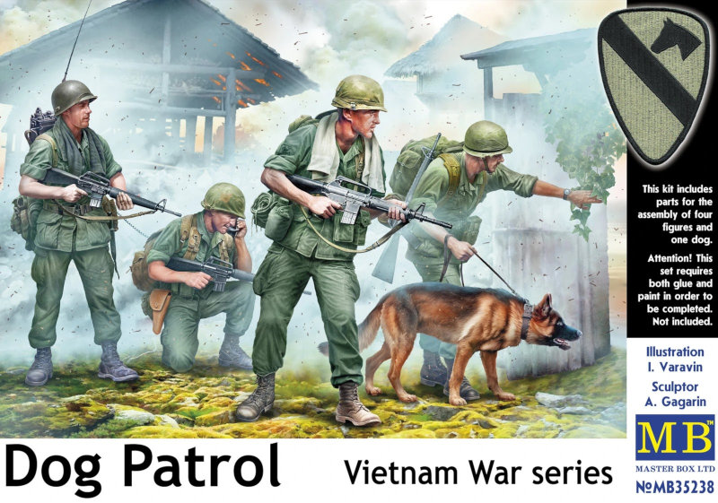 Dog Patrol & US Soldiers (4) Vietnam War