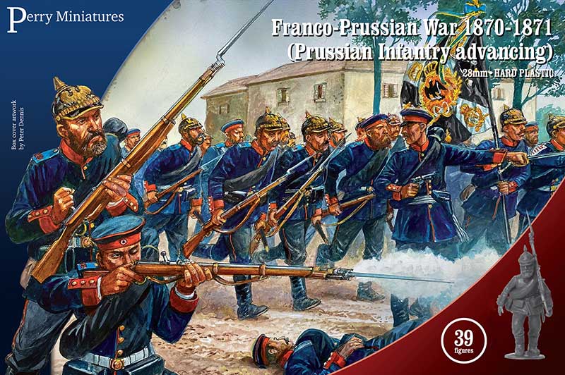 Perry Miniatures Franco-Prussian War Prussian Infantry Advancing