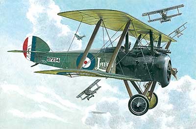 Sopwith F1 Camel WWI British BiPlane Fighter w/Bentley Engine