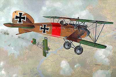 Albatros D III WWI German BiPlane Fighter