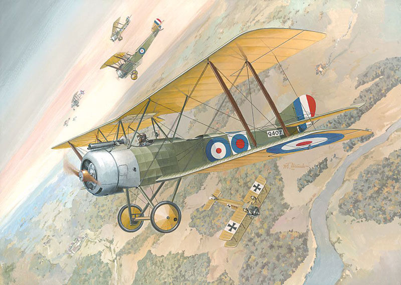 WWI Sopwith 1-1/2 Strutter British 2-Seater BiPlane Fighter