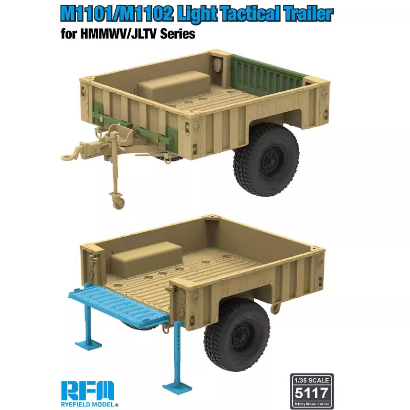 M1101/M1102 Light Tactical Trailer (for HMMWV & JLTV Series)