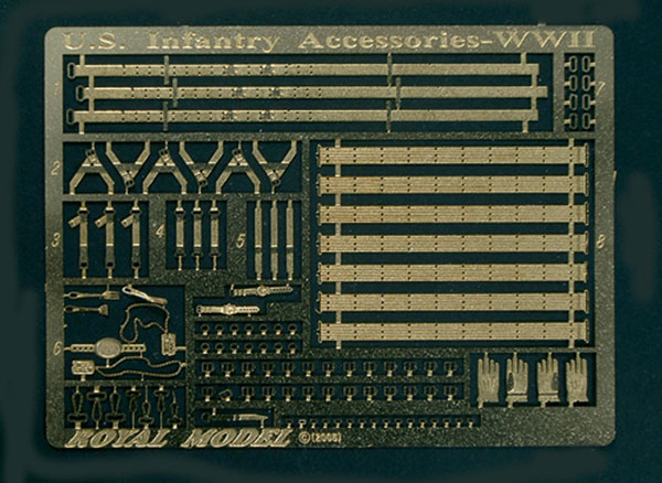 WWII US Infantry Accessories (Photo-Etch)