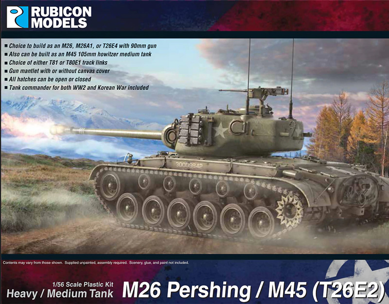 WWII M26 Pershing / M45 (T26E2) Heavy / Medium Tank