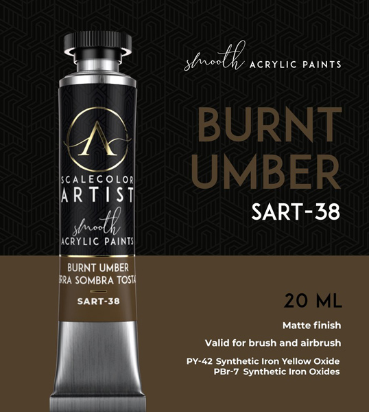 Scale Color Artist: Burnt Umber 20ml