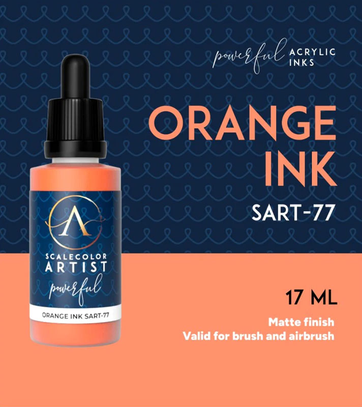 Scale Color Artist Ink: Orange