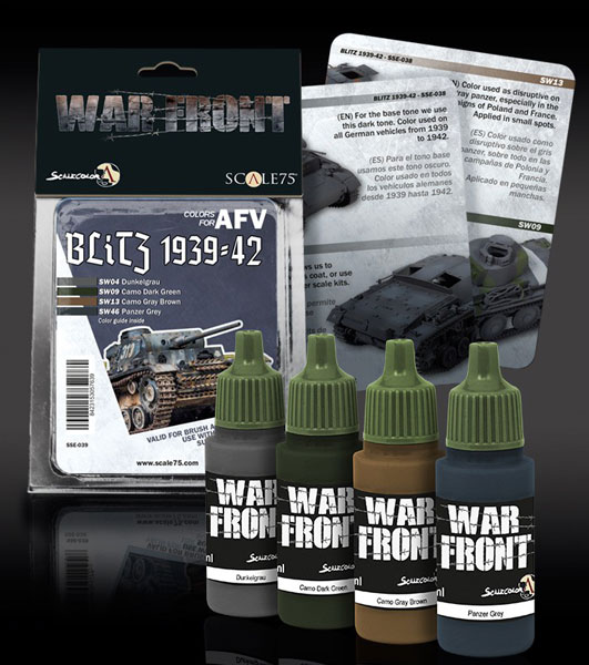 Scale Color Warfront Paint Sets: Blitz 1939-42