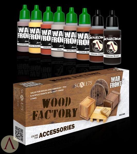 Scale Color- Wood Factory Paint Set