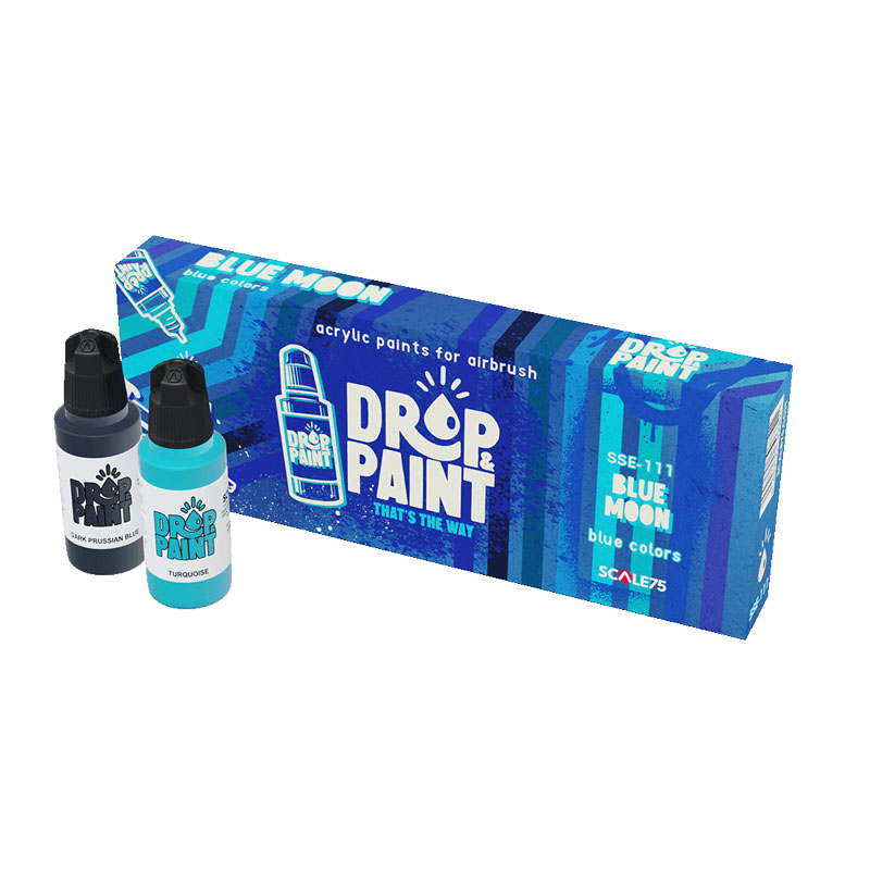 Scale75 Drop & Paint - Blue Moon Paint Set