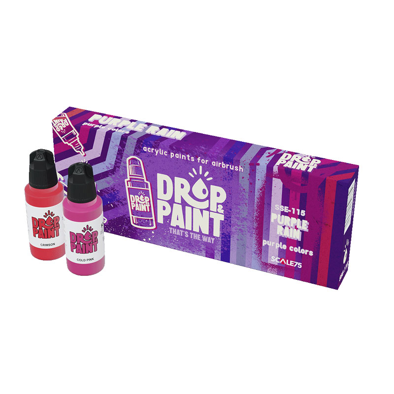 Scale75 Drop & Paint - Purple Rain Paint Set - ONLY 1 AVAILABLE AT THIS PRICE