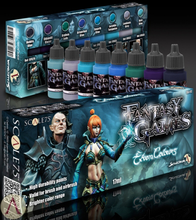 Scale Color- Elven Colours Fantasy & Gaming Paint Set