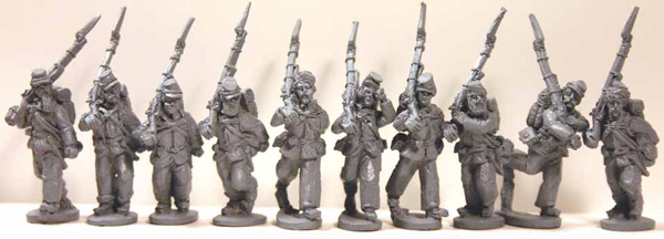 Federal Infantry Advancing (Right Shoulder Shift) Set 3