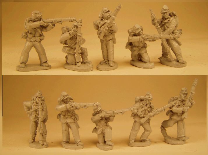 Federal Infantry Skirmish or Firing Line Set 2