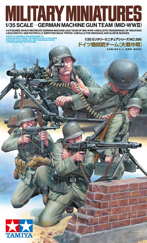 German Machine Gun Team Set