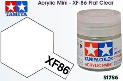 XF-86 Flat Clear Mini Acrylic Matte Finish