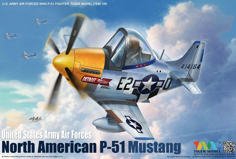 Tiger Model Cute Series - P-51 Mustang