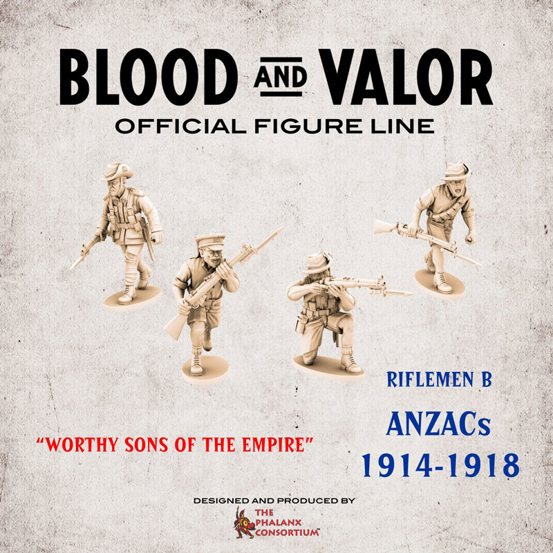 Blood & Valor - WWI ANZAC Riflemen B