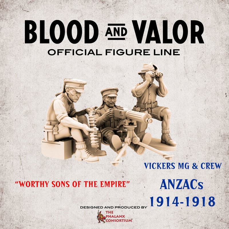 Blood & Valor - WWI ANZAC Vickers MG Team