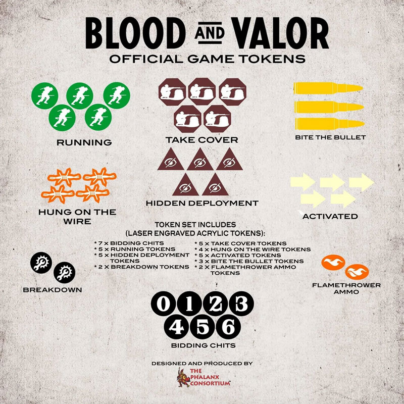 Blood & Valor - Token Set