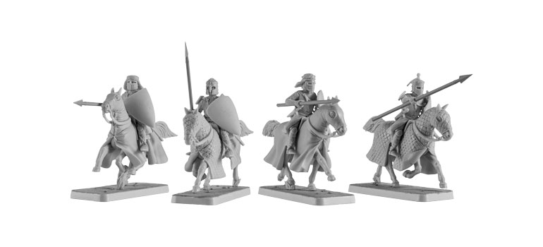 Mounted Crusader Knights