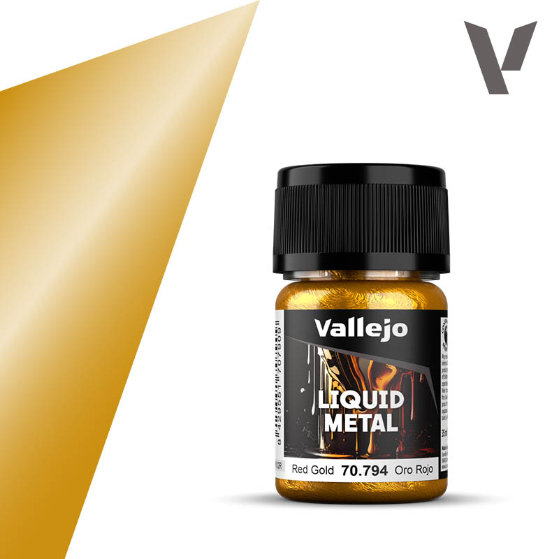 Alcohol Based Metallic Red Gold 35ml Bottle 215