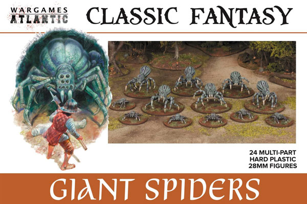 Wargames Atlantic Classic Fantasy: Giant Spiders