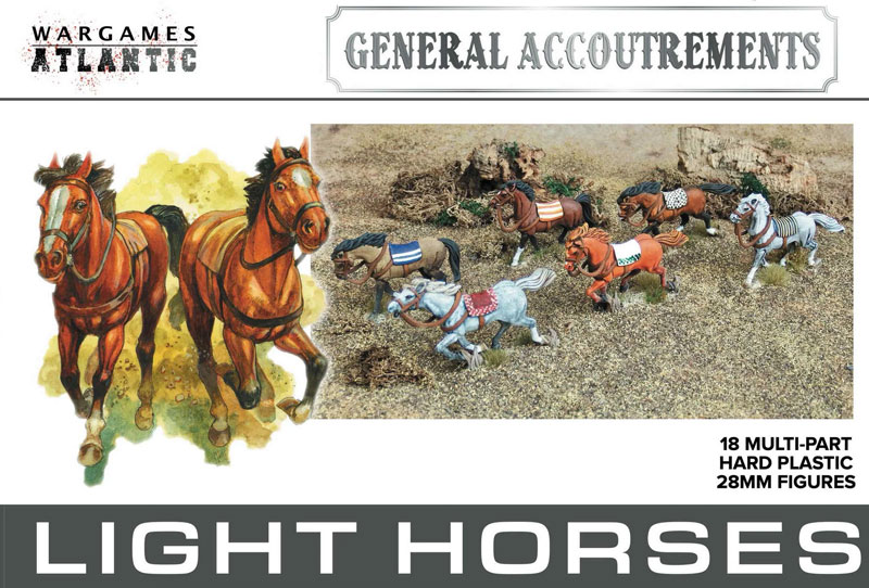 Wargames Atlantic General Accoutrements: Light Horses