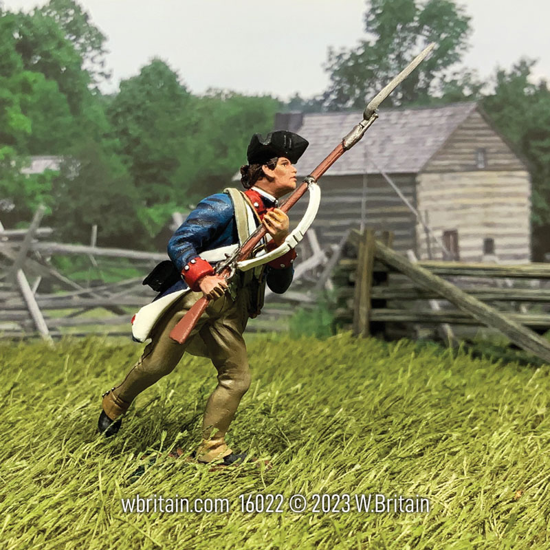 Clash of Empires: Continental Line/1st AmericaContinental Line/1st American Regiment Charging No.1, 1777-87