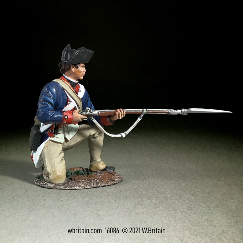 Clash of Empires: Continental Line/1st American Regiment Kneeling Alert 1779-87