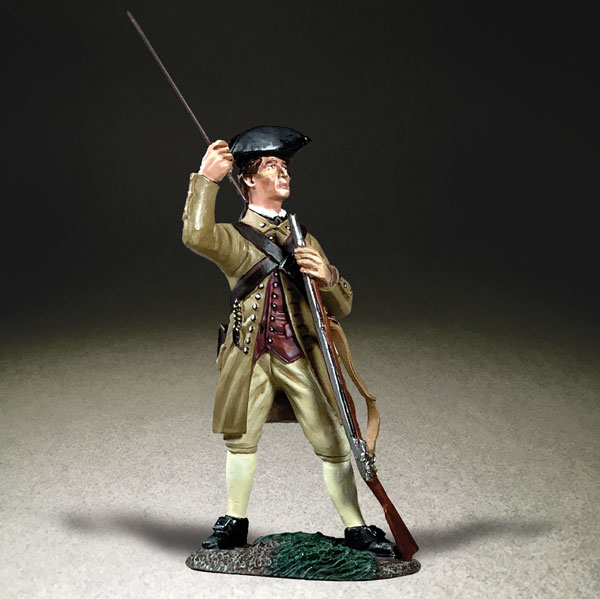 Clash of Empires: Colonial Militia Standing Loading Musket