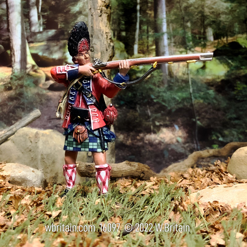 Clash of Empires: 42nd Foot Royal Highland Regiment Grenadier Standing Firing, No.2, 1758-63