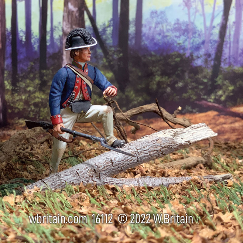 Clash of Empires: Legion of the United States (Waynes Legion) Infantryman Advancing over Fallen Timber 1794