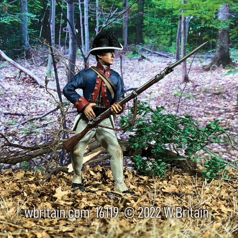 Clash of Empires: Legion of the United States (Waynes Legion) Infantryman Advancing Loading 1794