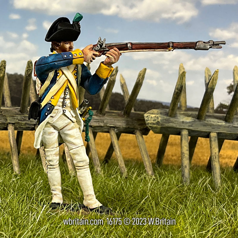 Art of War: French Royal Deux-Ponts Regiment Private Standing Firing 1781