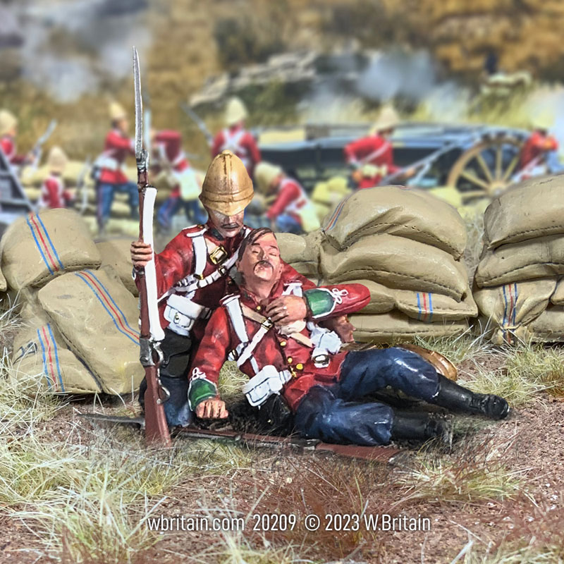 Zulu War Collection: Helping My Comrade Two British of the 24th Foot