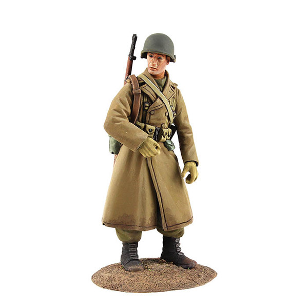 WW2: U.S. Airborne Infantry in Overcoat, Winter 1944-45 No.1