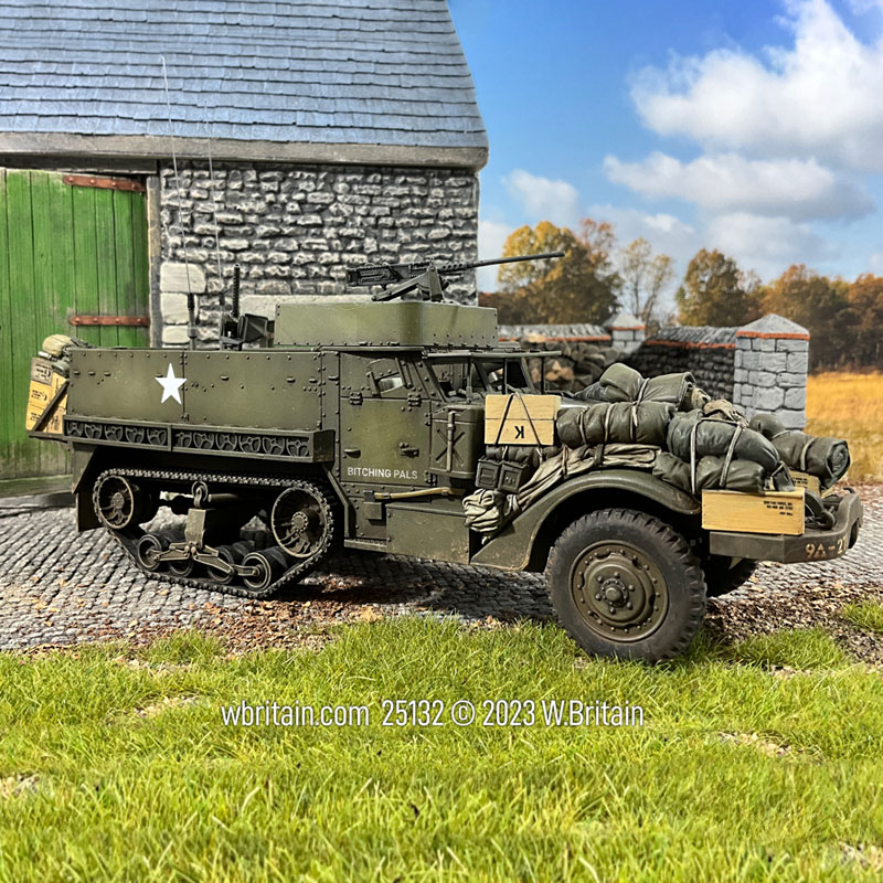 WW2: M3A1 Half-track 9th Armored 27th Infantry B Company