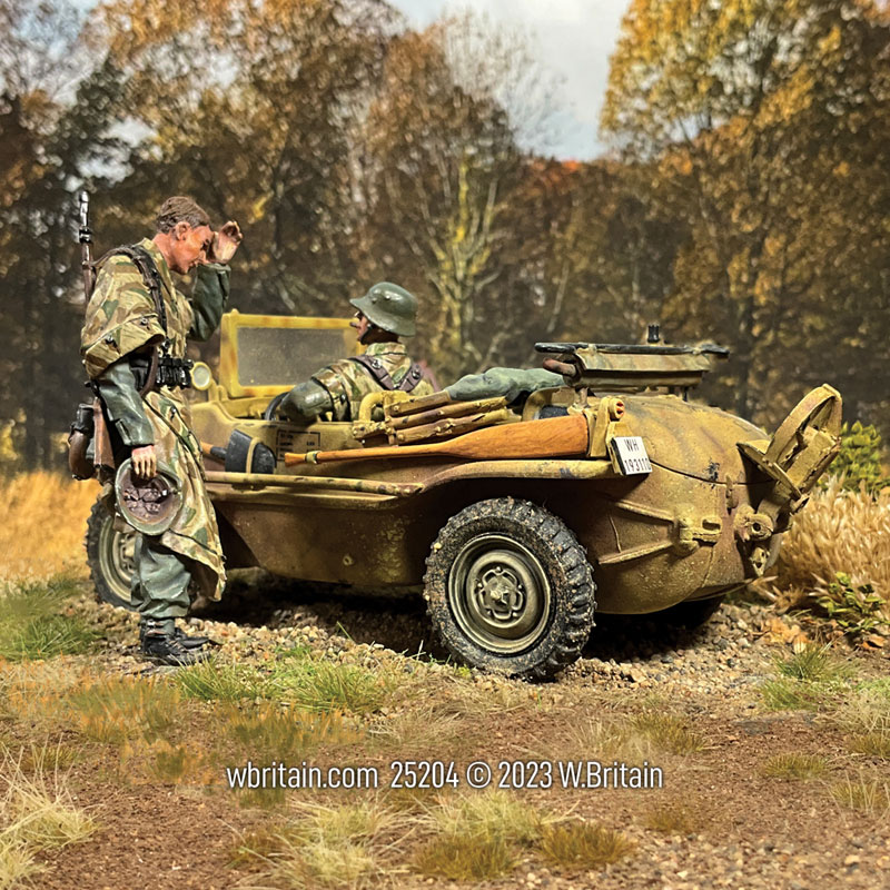 WW2: Type 166 Schwimmwagen Panzer Lehr Division 1944-45