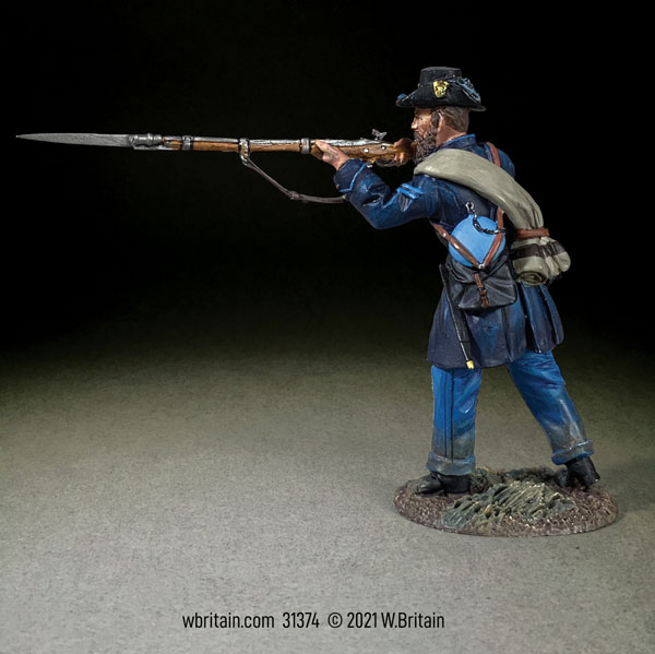 American Civil War: Federal Iron Brigade Corporal Standing Firing