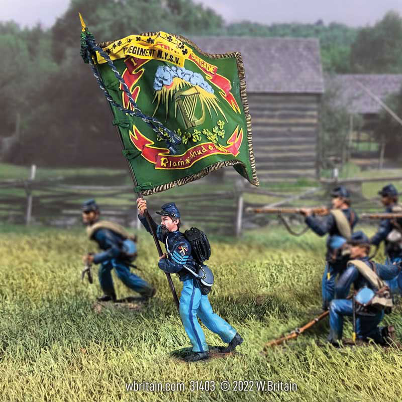 American Civil War: Union Irish Brigade Flag, No.3