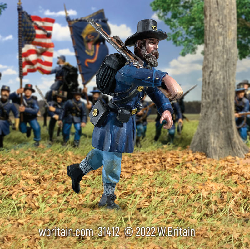 American Civil War: Union Iron Brigade Advancing at Right Shoulder No.3