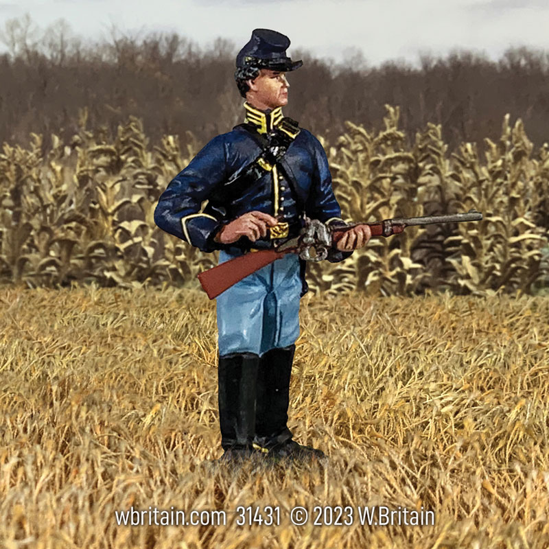 American Civil War: Union Dismounted Cavalry Trooper Loading Carbine No.2