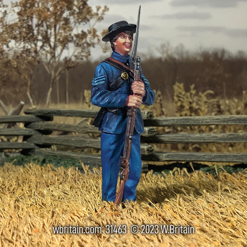 American Civil War: Union Infantry Sergeant at Rest